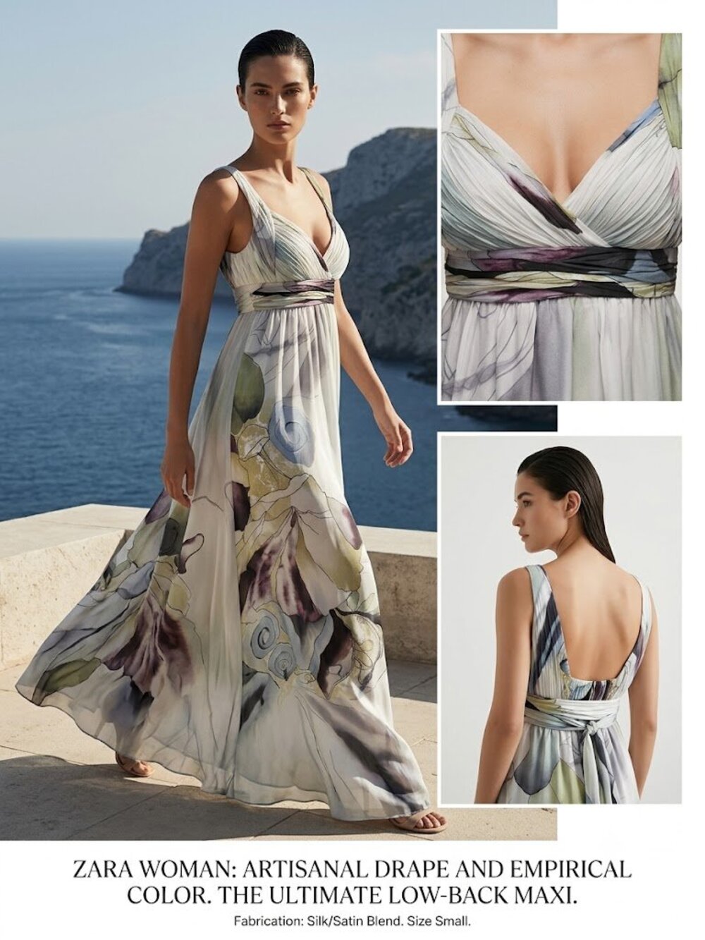Silk Babydoll Maxi